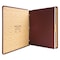 Wilson Jones Binder for Corporation Minutes, 3 Posts, 2" Capacity, 11 x 8.5, Red w/Gold Trim WLJ39611 - alternate 4